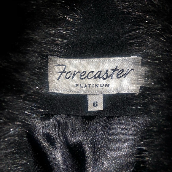 Forecaster Platinum Fur Collar LambsWool Coat - Picture 2 of 6